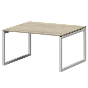 Стол переговорный на металлокаркасе Protech СМСП-О-12.123.Пр50 Кронберг/Белый фото