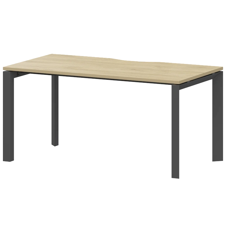 стол на металлокаркасе protech нтмп.п-140 баттл рок/антрацит фото