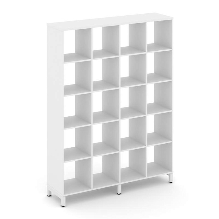 каркас стеллажа 5 яр. style project sn.ks-540 белый/металл белый фото