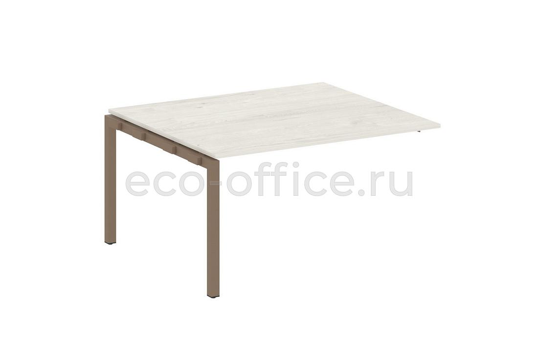 Проходной наборный элемент переговорного стола METAL SYSTEM QUATTRO 5x5 50БП.ППРГ-3 Дуб Наварра / Мокко металл  стоимость