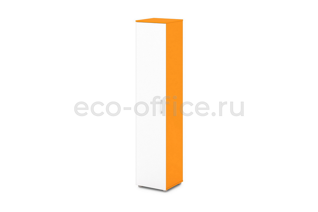 Шкаф для документов узкий SENTIDA COLOR S-741 Апельсин  стоимость