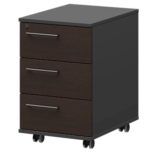 Тумба мобильная/подвесная правая Protech KZT-61R Дуб венге/Графит фото