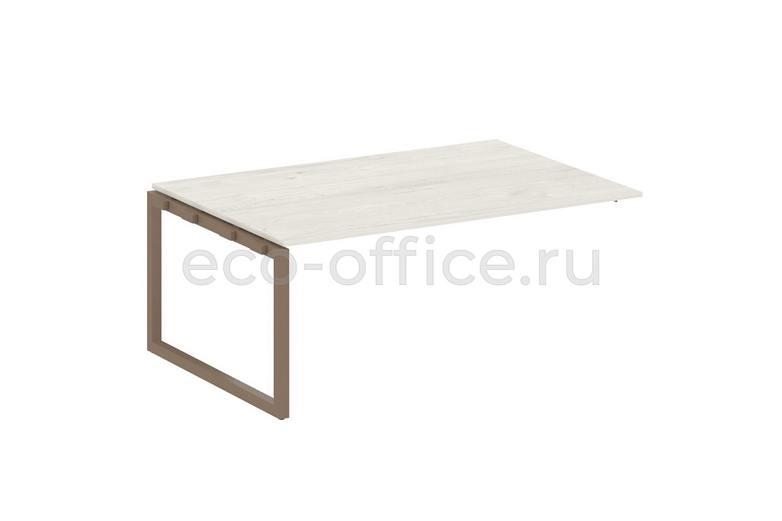 Проходной наборный элемент переговорного стола METAL SYSTEM QUATTRO 5x5 50БО.ППРГ-5 Дуб Наварра / Мокко металл  стоимость