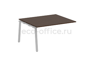 Проходной наборный элемент переговорного стола METAL SYSTEM STYLE БА.ППРГ-3 Венге Цаво / Серый металл фото
