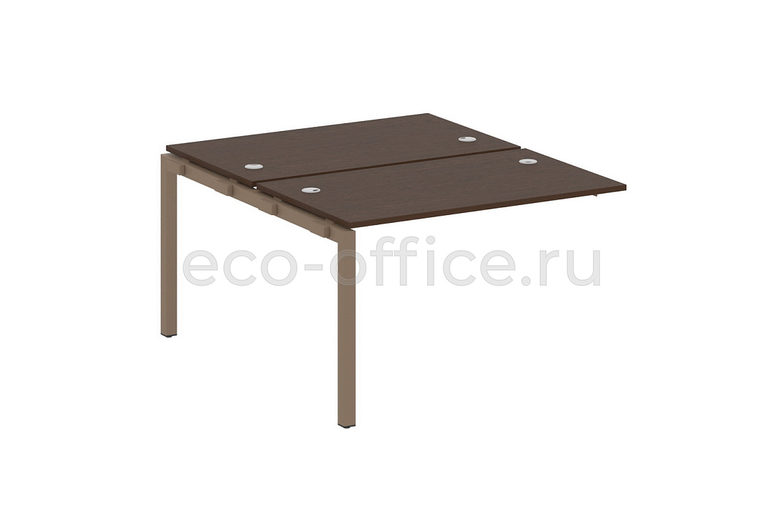 Проходной наборный элемент METAL SYSTEM QUATTRO 5x5 50БП.ПРС-СП-2.2 Венге Цаво / Мокко металл купить в Москве