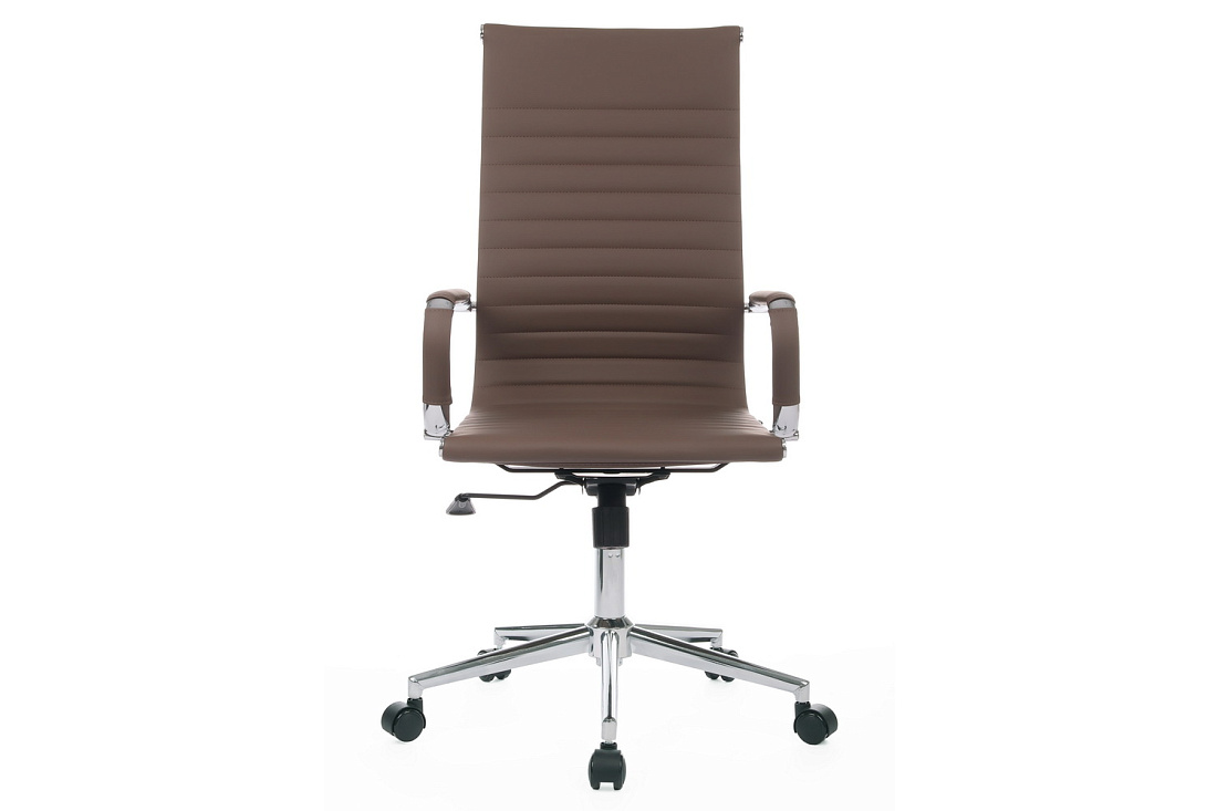 Кресло руководителя RV Chair HUGO 6002-1SE Коричневая экокожа  стоимость