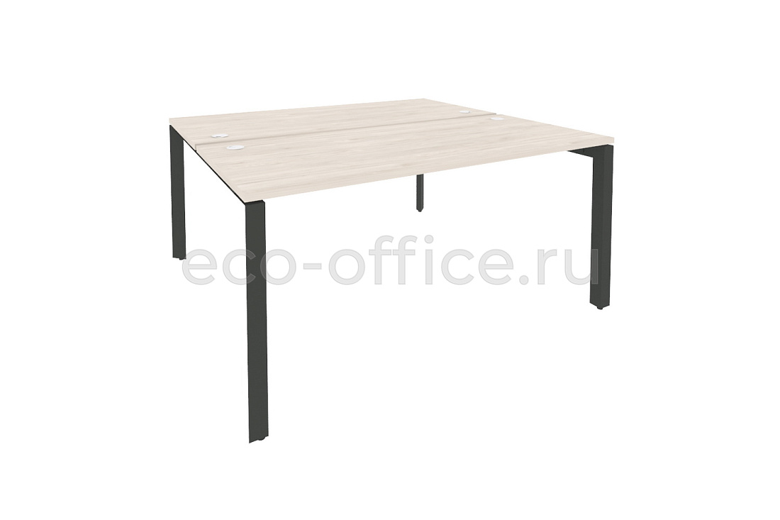 Рабочая станция на П-образном м/к ONIX O.MP-D.RS-2.4.7 Денвер Светлый / Антрацит металл купить в Москве