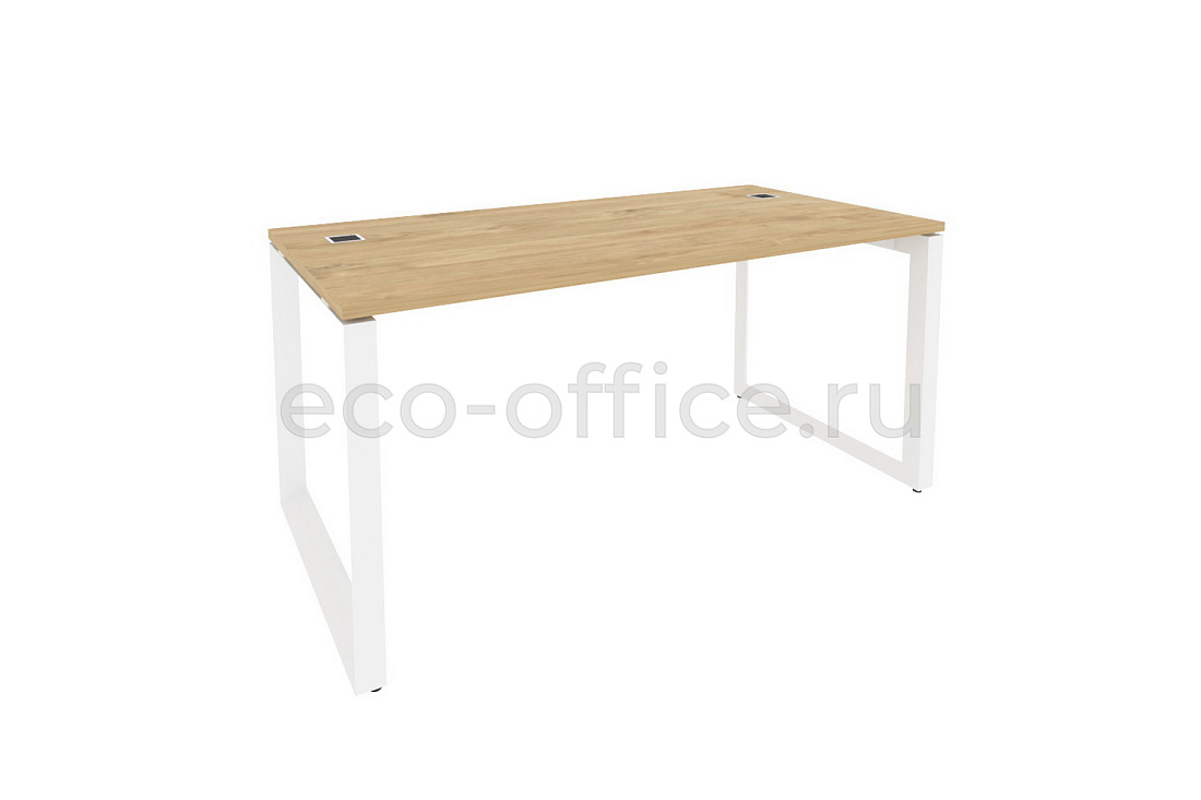 Стол рабочий руководителя ONIX DIRECT O.MO-SRR-4.8 Тиквуд Светлый / Белый металл  стоимость