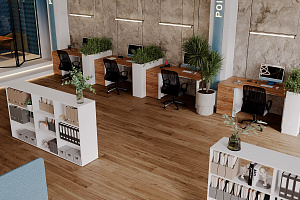 Мебель для персонала TESS Дуб Крафт Золотой фото