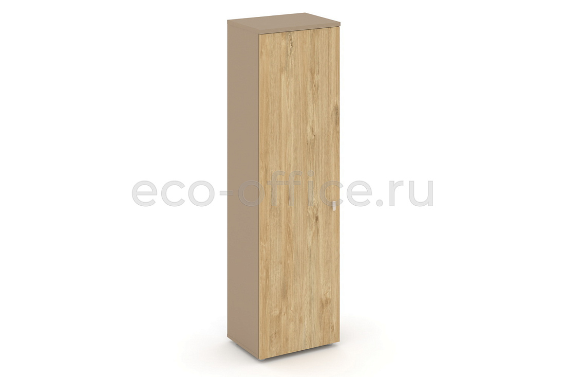 Гардероб узкий левый ESTETICA ES.GB-1(L) Латте / Тиквуд Светлый купить в Москве