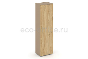Гардероб узкий левый ESTETICA ES.GB-1(L) Латте / Тиквуд Светлый фото