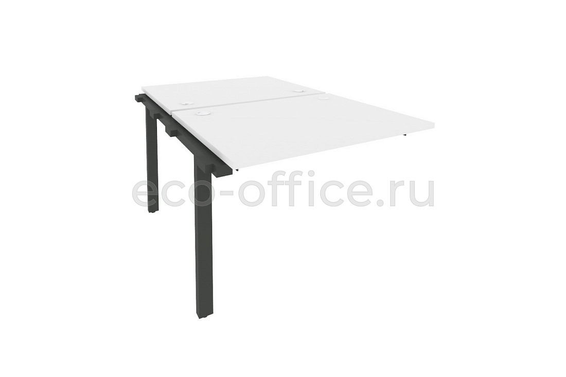 Наборный элемент рабочей станции на П-образном м/к ONIX O.M-2.NRS-1.8 Белый Бриллиант / Антрацит металл   стоимость