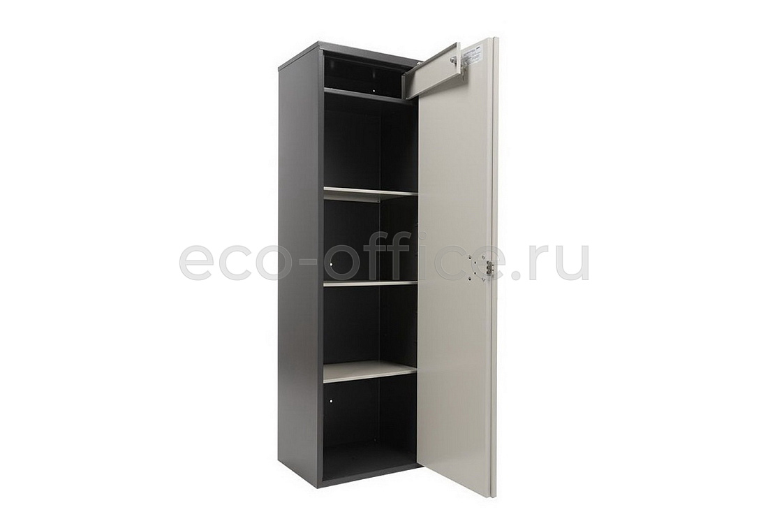 Шкаф бухгалтерский AIKO SL-150T Графит (RAL 7024) / Светло-серый (RAL 7038)  стоимость