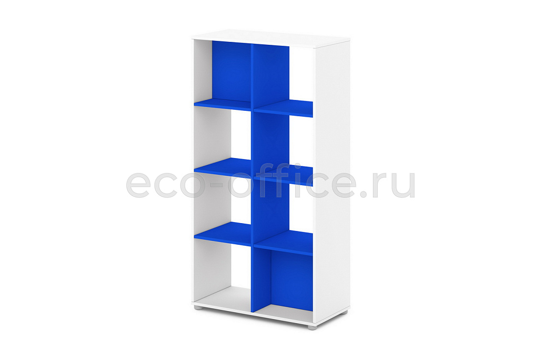 Стеллаж средний 8 ячеек SENTIDA COLOR S-78 Голубика  стоимость