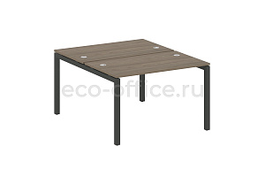 Рабочая станция METAL SYSTEM QUATTRO 5x5 50БП.РАС-СП-2.2 Вяз Благородный / Антрацит металл фото