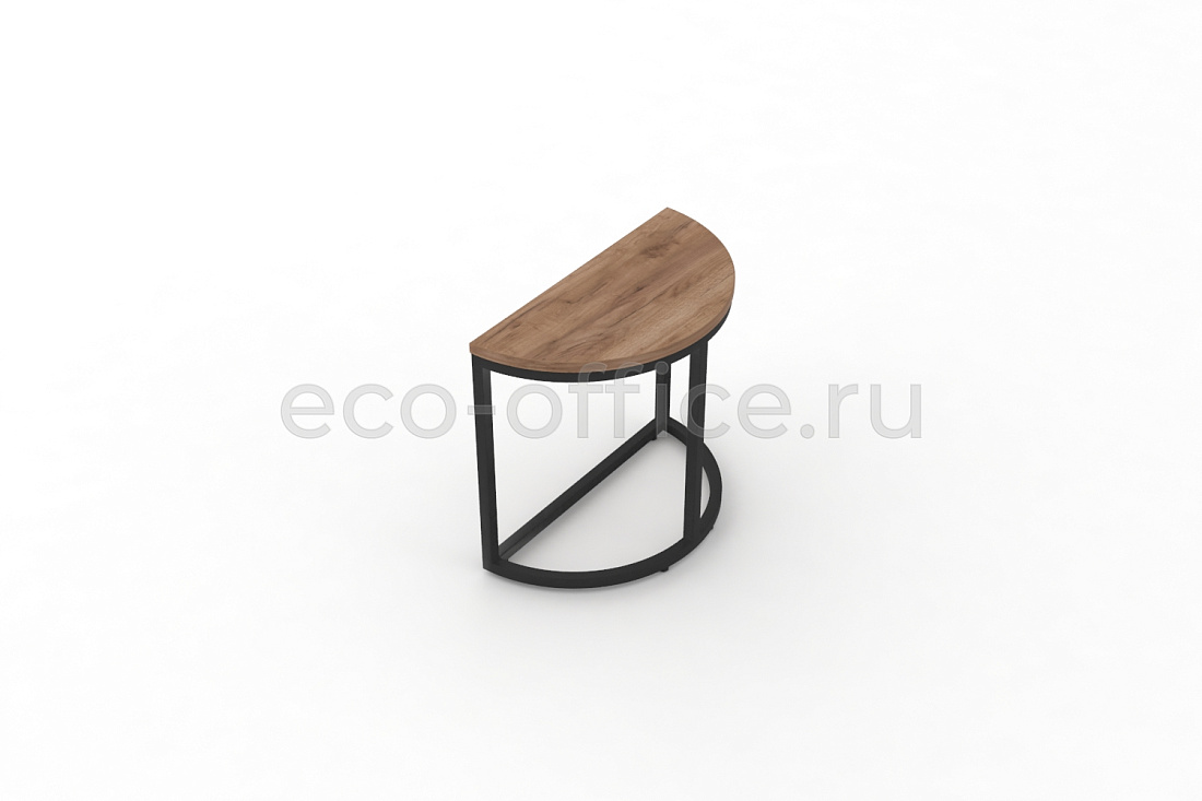 Стол журнальный SLICE-450 Дуб Табак / Чёрный металл  стоимость