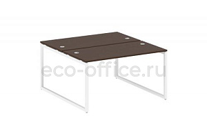 Рабочая станция METAL SYSTEM QUATTRO 4x4 40БО.РАС-СП-2.3 Венге Цаво / Белый металл фото