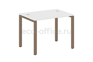 Стол письменный METAL SYSTEM STYLE БП.СП-1 Белый / Мокко металл фото
