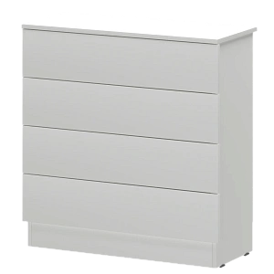 Комод 4 ящика Protech Н-3263 Белый фото