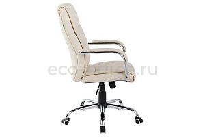 Кресло руководителя RV Chair ATOM 9249-1 Бежевая экокожа фото