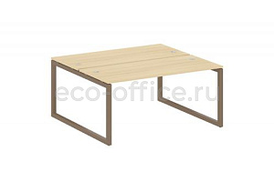 Рабочая станция METAL SYSTEM QUATTRO 5x5 50БО.РАС-СП-2.4 Акация Лорка / Мокко металл фото