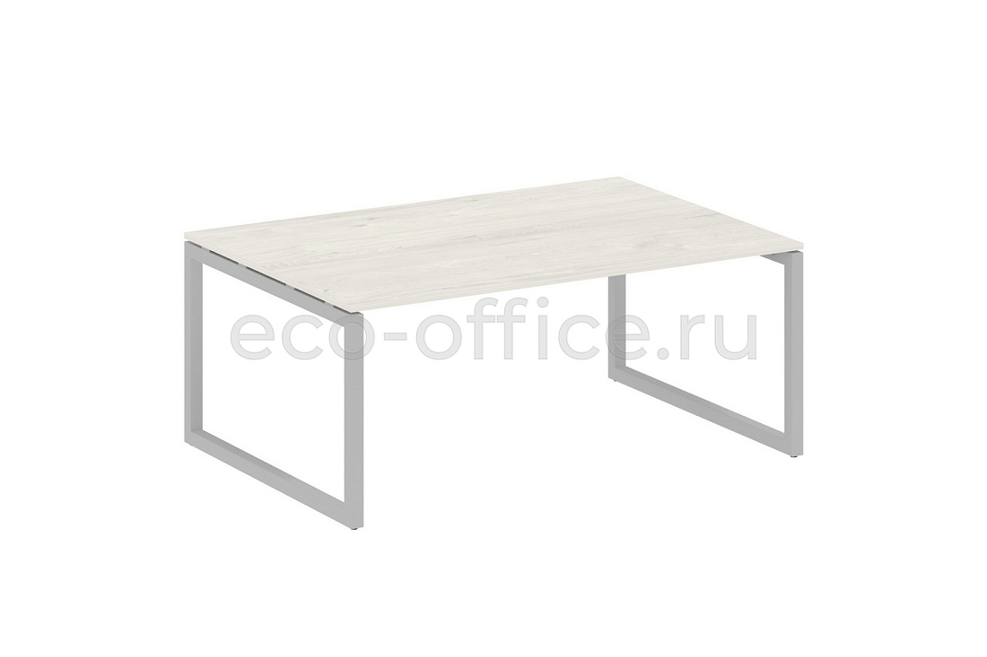 Стол переговорный (1 столешница) METAL SYSTEM QUATTRO 5x5 50БО.ПРГ-1.5 Дуб Наварра / Серый металл  стоимость