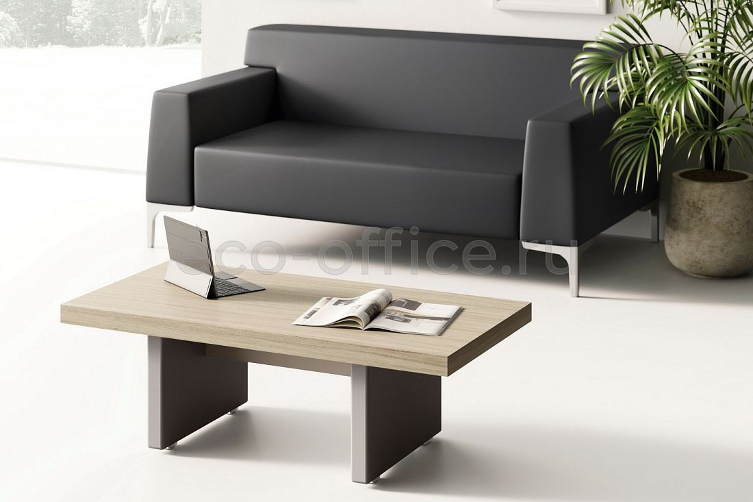 Стол кофейный прямоугольный JERA 159912 Grey Elm / Slate  стоимость