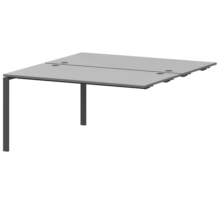 модуль двойной на 2 рабочих места protech амбэ-002.60 серый/антрацит фото