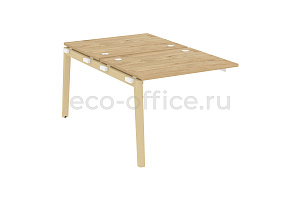 Наборный элемент рабочей станции на 2 рабочих места ONIX WOOD OW.2.NRS-1.8 Тиквуд Светлый / Дуб Светлый фото