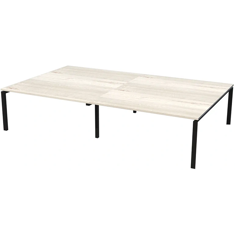 стол на металлокаркасе protech нтмп.п-140.11.2 сосна винтер/антрацит фото