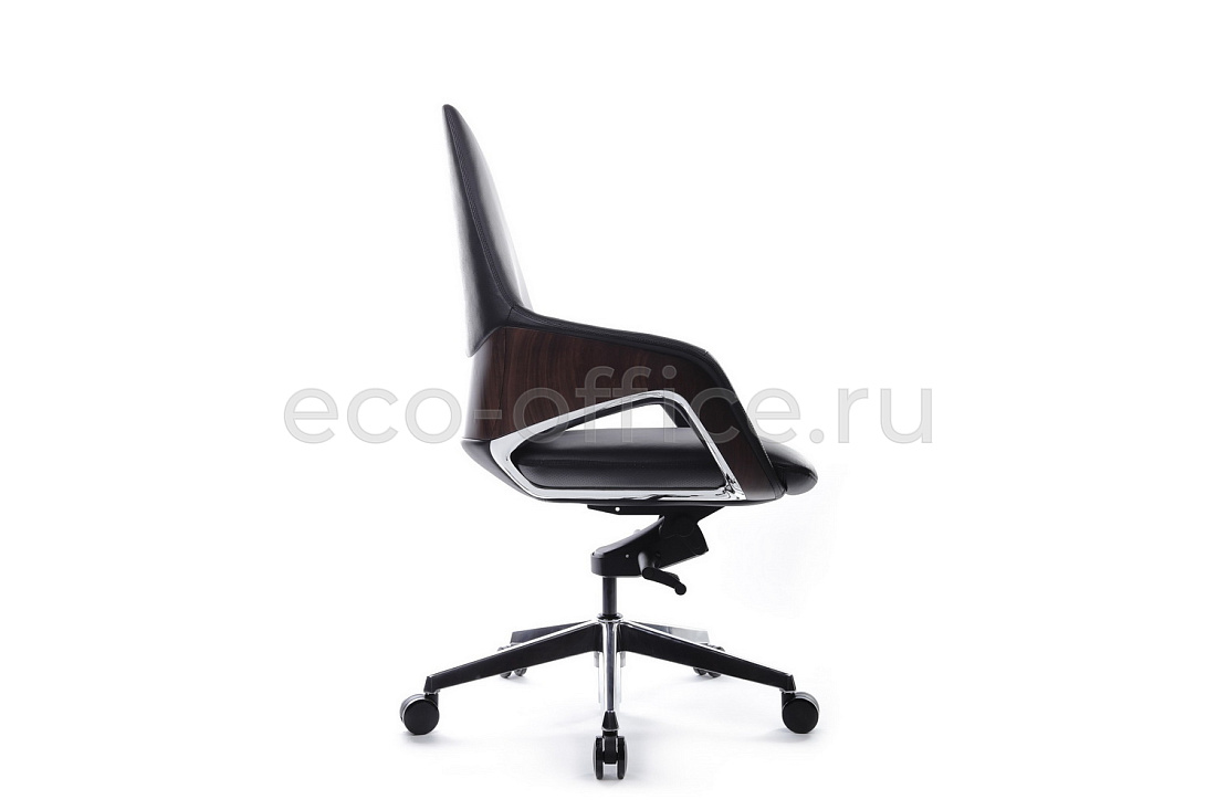 Кресло руководителя RV Design AURA-M FK005-B Чёрная кожа  стоимость