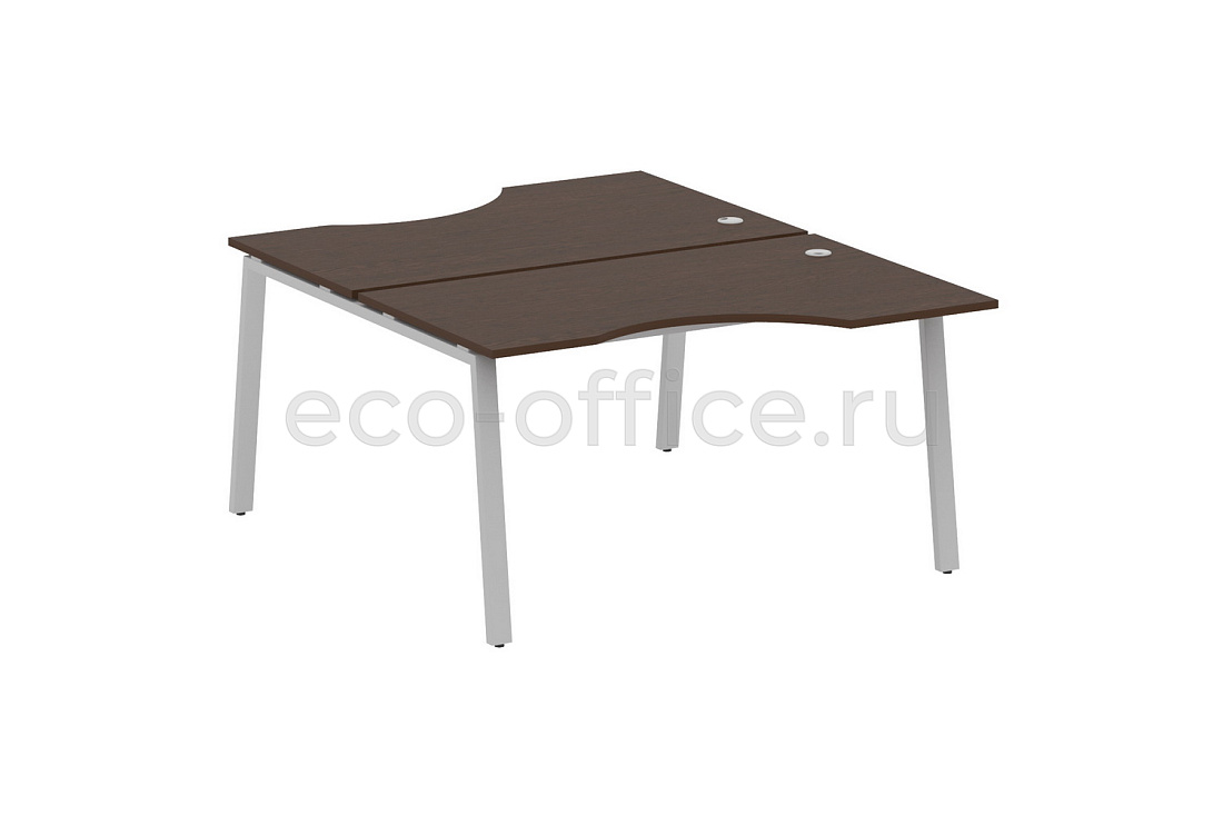 Рабочая станция криволинейная METAL SYSTEM STYLE БА.РАС-СА-2.2 Венге Цаво / Серый металл  стоимость