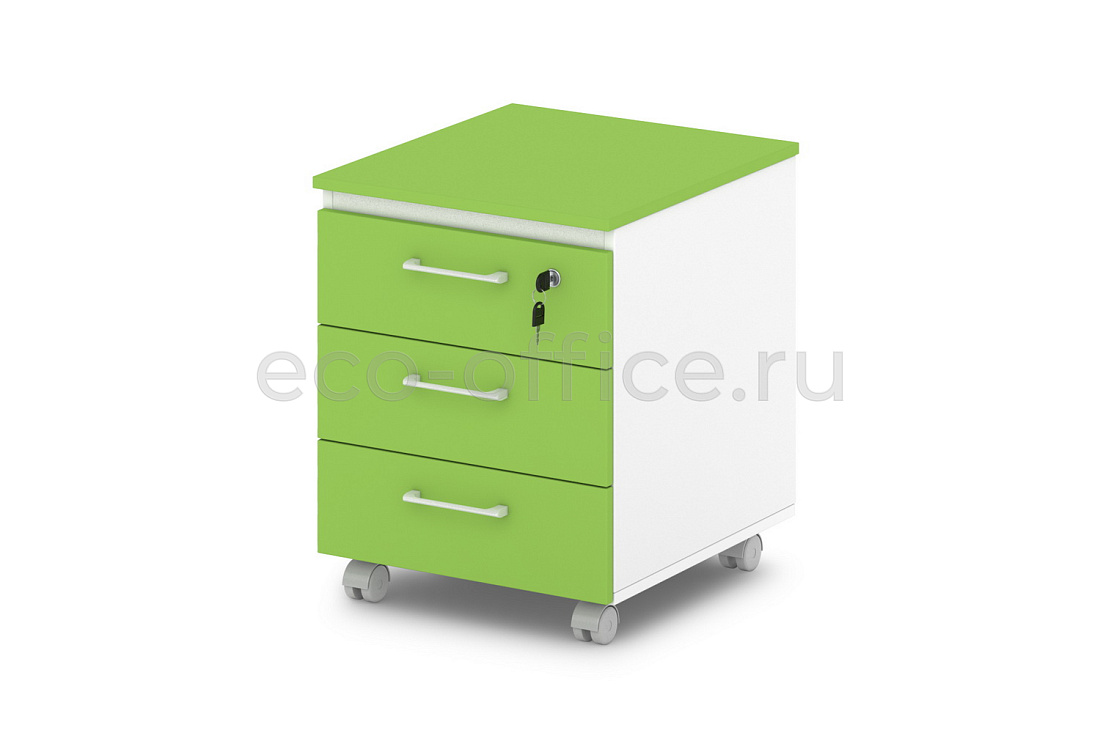 Тумба подкатная SENTIDA COLOR S-95 Зелёный лайм  стоимость