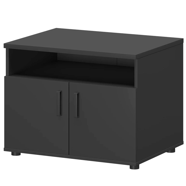 тумба для оргтехники protech смт-2дн графит фото