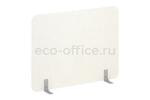 Перегородка на опорах с фетровыми подпятниками R-LINE SOFT AP.F-160-120 Рогожка Romeo 01 / Серый металл фото