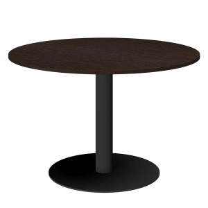 Стол круглый Protech АМ-Д120 Дуб венге/Антрацит фото