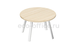 Стол для совещаний UARN100 Светлый дуб / Белый фото