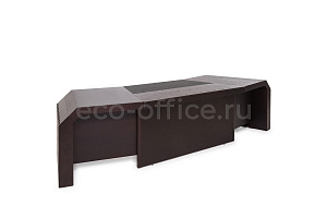 Стол письменный MARE 290 105 102 FE/SC BLACK Дуб Ферро фото