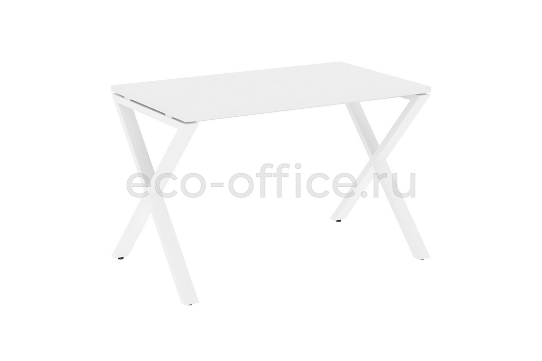 Стол рабочий LOFT VR.L-SRX-2.7 Белый Бриллиант / Белый металл   стоимость