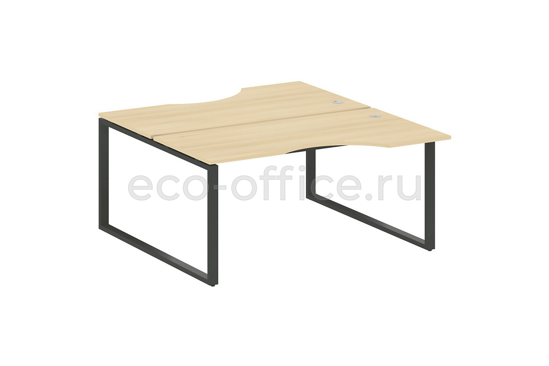 Рабочая станция криволинейная METAL SYSTEM STYLE БО.РАС-СА-2.1 Акация Лорка / Антрацит металл  стоимость