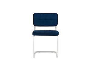 Комплект конференц-кресел ECO-CHAIR COLOMBO Comfort CLM-05 Синий велюр / Белый металл фото