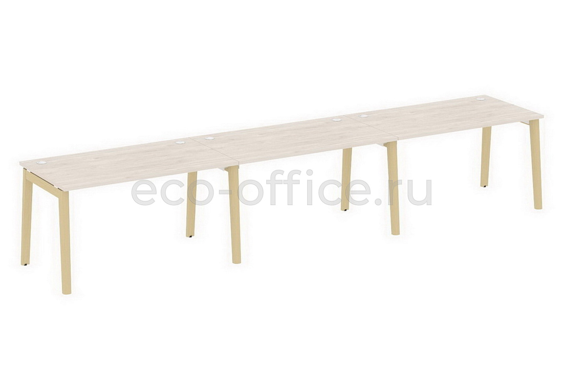Рабочая станция на 3 рабочих места ONIX WOOD OW.RS-3.3.8 Денвер Светлый / Дуб Светлый  стоимость