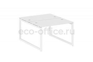 Рабочая станция METAL SYSTEM QUATTRO 5x5 50БО.РАС-СП-2.2 Белый / Белый металл фото