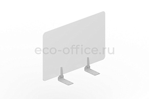 Экран торцевой промежуточный PLEXI UPSLI068 Белый молочный / Черный фото