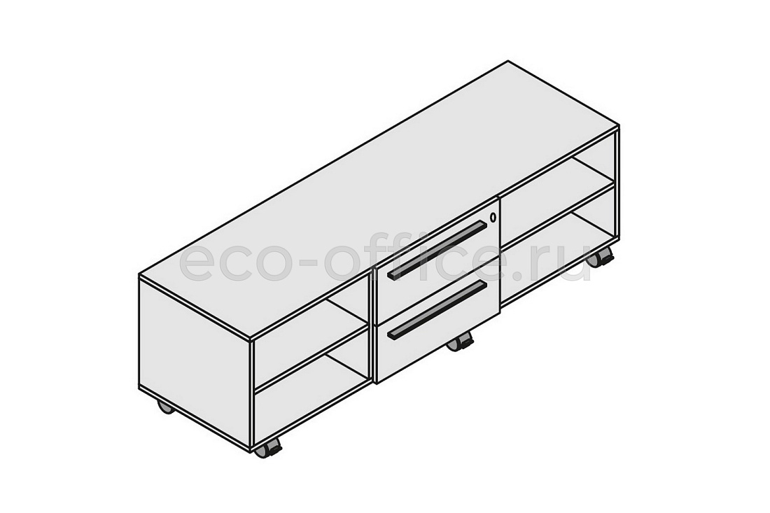 Тумба подкатная сервисная E.O.S. 118255 Light Poplar (Cod.64)  стоимость