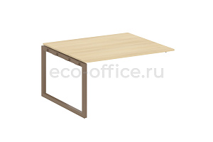 Проходной наборный элемент переговорного стола METAL SYSTEM QUATTRO 5x5 50БО.ППРГ-3 Акация Лорка / Мокко металл фото