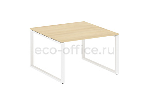 Стол переговорный (1 столешница) METAL SYSTEM STYLE БО.ПРГ-1.2 Акация Лорка / Белый металл фото