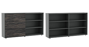 Шкаф средний со слайд-дверью Dali DLI37252112 фото