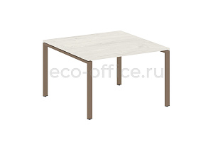 Стол переговорный (1 столешница) METAL SYSTEM STYLE БП.ПРГ-1.2 Дуб Наварра / Мокко металл фото