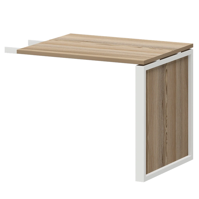 конференц-приставка protech нтм-709 дуб сафари/белый фото